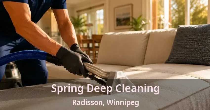 Spring Deep Cleaning Radisson, Winnipeg - MB