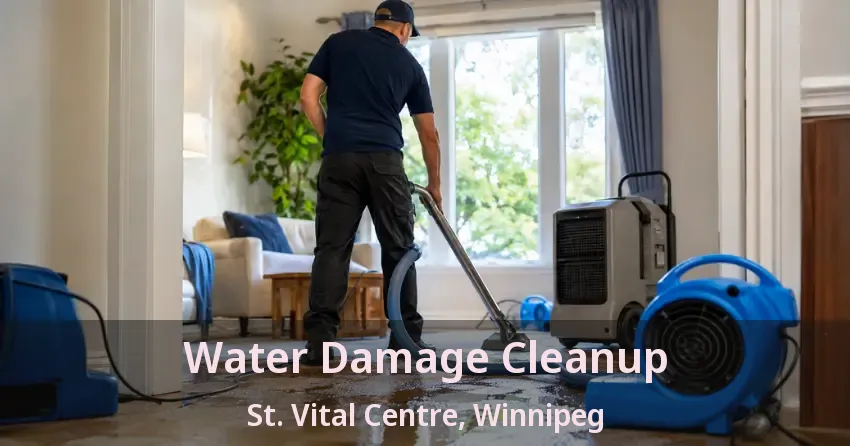 Water Damage Cleanup St. Vital Centre, Winnipeg - MB