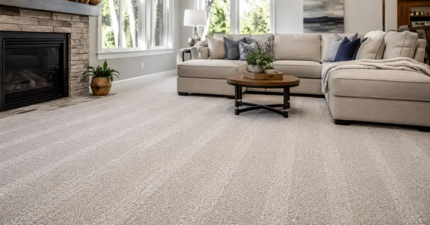 dry carpet results after Steam Carpet Cleaning Colony, Winnipeg service